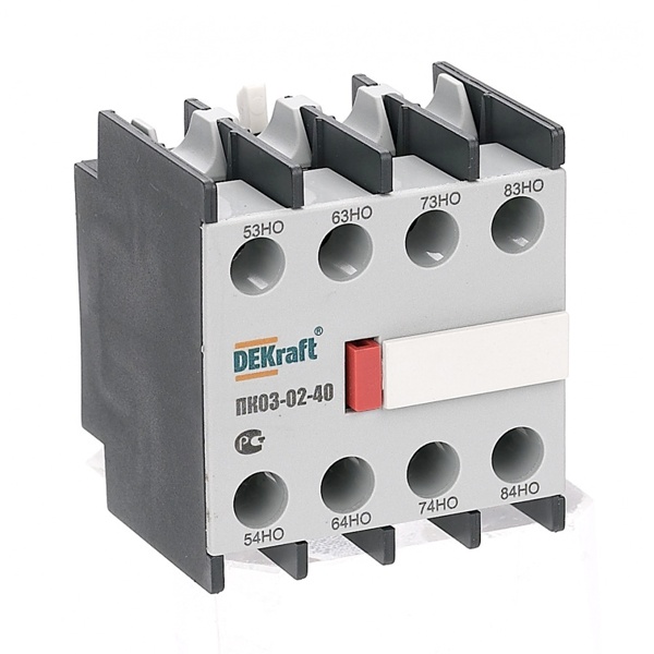 Приставка контактная лицевой установки DEKraft для КМ-103 ПК-03-02-40 4НО