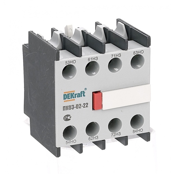 Приставка контактная лицевой установки DEKraft для КМ-103 ПК-03-02-22 2НО+2НЗ