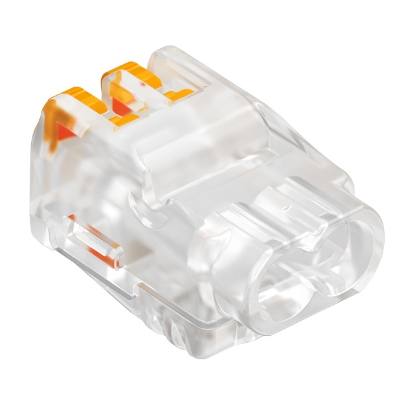 Клемма универсальная OBO Bettermann 2x2,5 мм пружинная c зажимом прозрачная