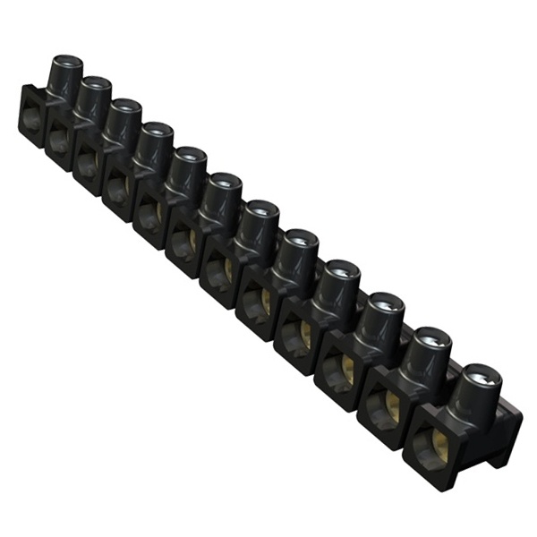 Клемма винтовая OBO Bettermann 12 х 2,5 мм 16A черная