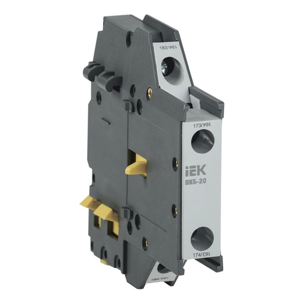 Приставка ИЭК ПКБ-20 дополнительные контакты боковые 2Н.О