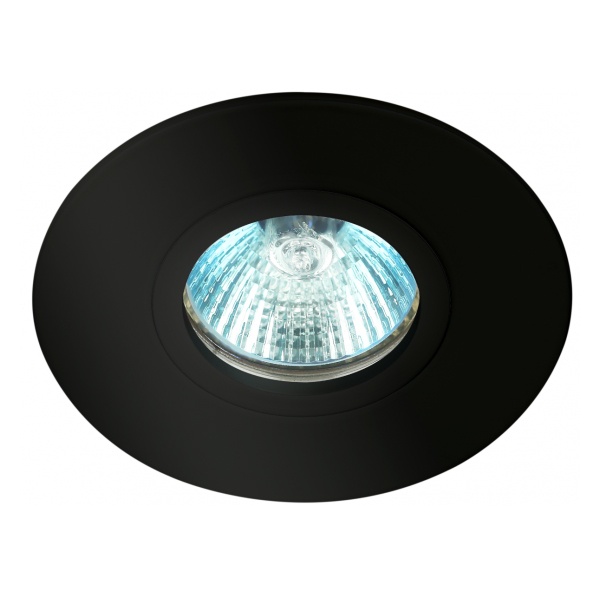 Встраиваемый светильник алюминиевый ЭРА KL83 BK MR16/GU5.3 черный