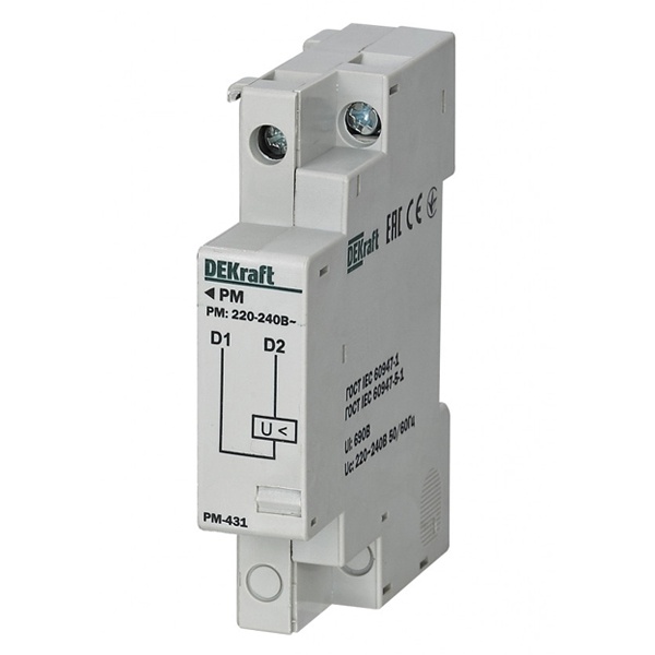 Расцепитель минимального напряжения DEKraft 380-400 В для ВА-431