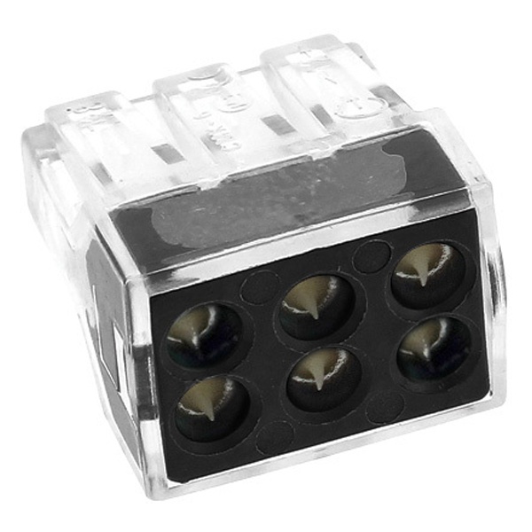 Клемма строительно-монтажная EKF 6 х (1,0-2,5) СМК 773-106 [уп. 50шт]