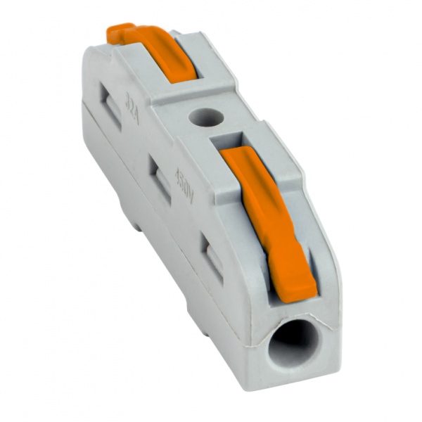 Клемма EKF строительно-монтажная 1 х (0,08-4) проходная СМК 222-421 [уп. 25шт] PROxima