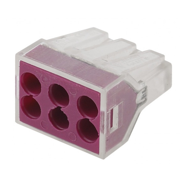 Клемма монтажная ЭРА 6 х (1.0-2.5) СМК серия 106 NO-222-20 [уп. 50шт]