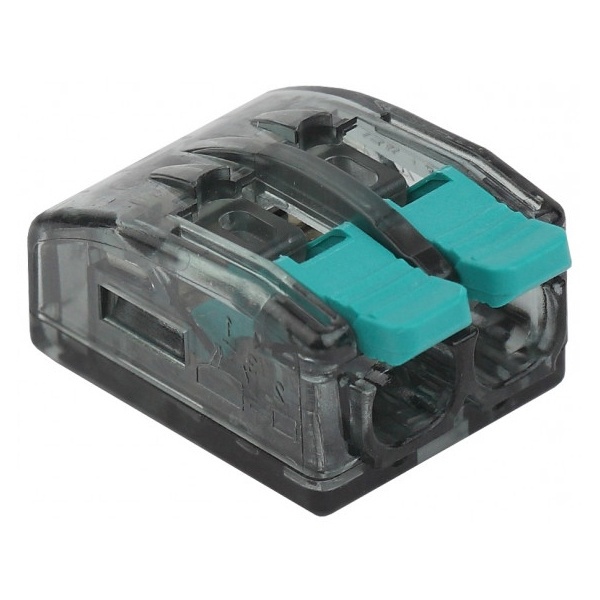 Клемма монтажная ЭРА 2 х (0,5-4) СМК серия 412 компактная с рычагом NO-224-46 [уп. 100шт]