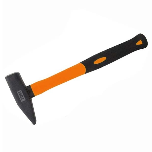 Молоток слесарный TDM, 600 гр, кованый, с усилен. прорезиненной фиберглассовой рукояткой серия Алмаз