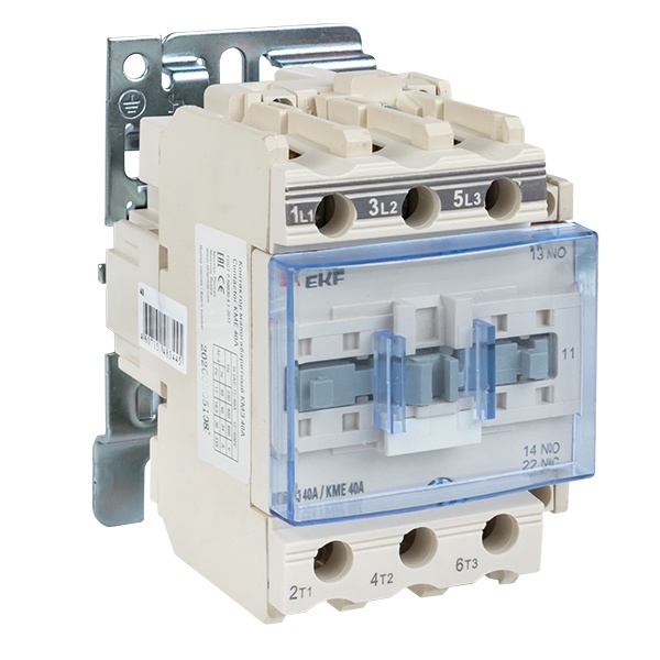 Контактор малогабаритный EKF PROxima КМЭ 3P 50А 380В NO+NC