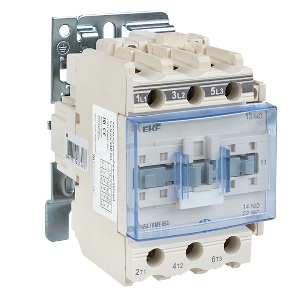 Контактор малогабаритный EKF PROxima КМЭ 3P 65А 220В NO+NC
