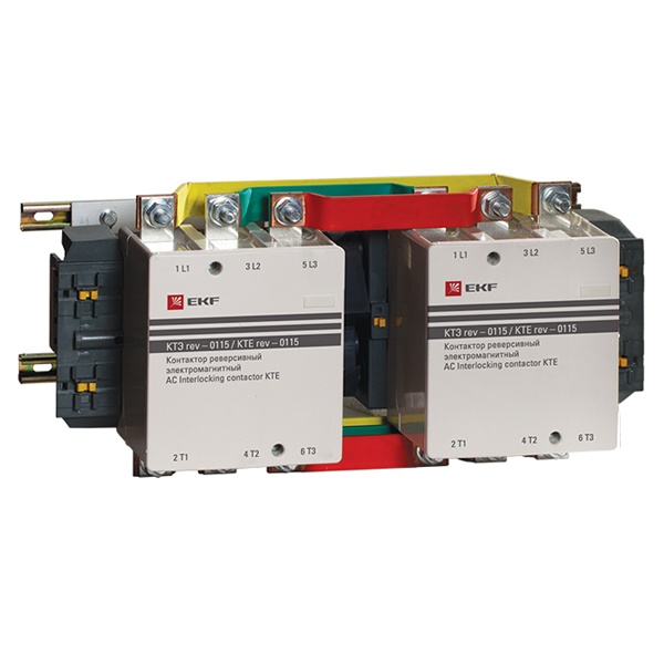 Контактор EKF PROxima КТЭ реверсивный 115А 230В 2NO