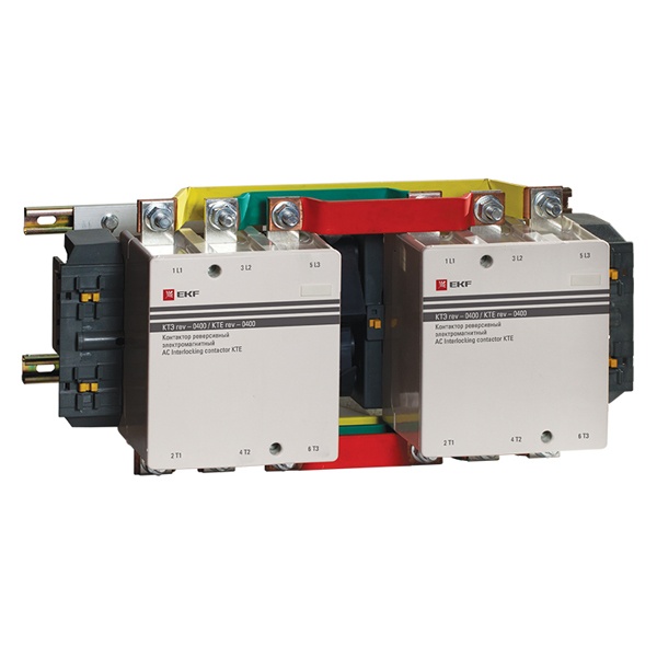Контактор EKF PROxima КТЭ реверсивный 400А 230В 2NO