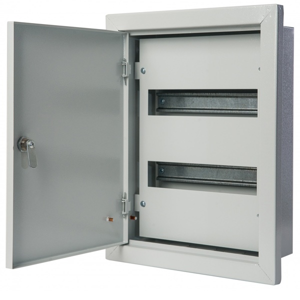 Корпус металлический распределительный встраиваемый DEKraft ЩРВ-24 430х330х120 2х12м IP31