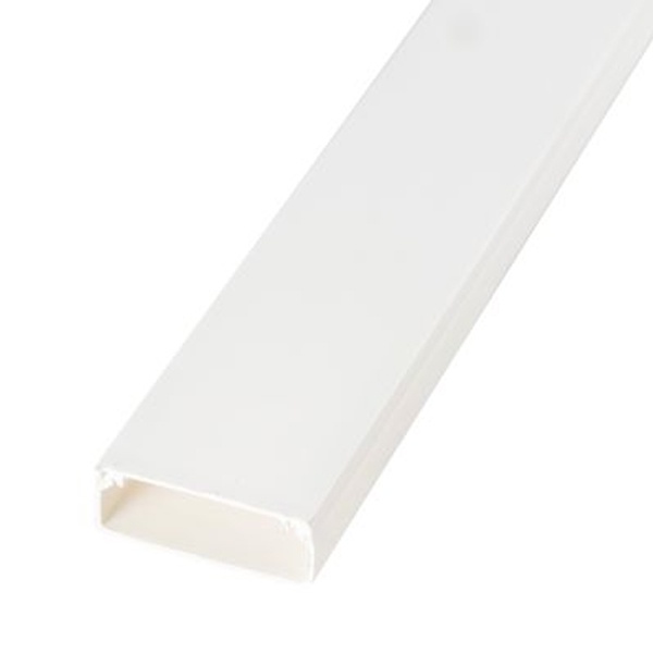 Кабель-канал Экопласт мини 40x16 ПВХ огнестойкость E110 МЕХ40/16 (кабельный короб)