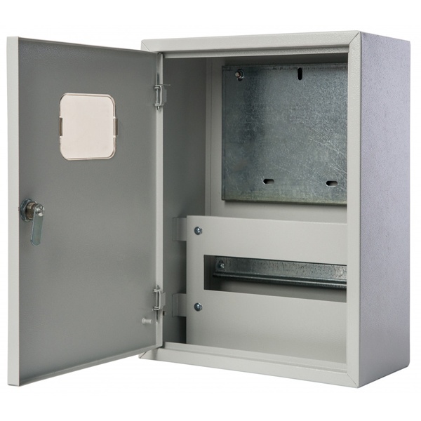 Корпус учетно-распределительный металлический навесной DEKraft 400х300х160,1ф,12 модулей IP31