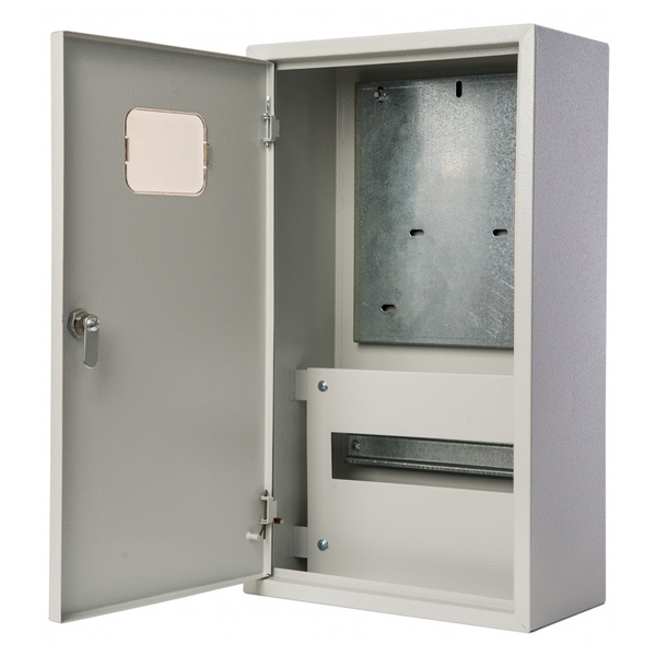 Корпус учетно-распределительный металлический навесной DEKraft 520х300х160,3ф,12 модулей IP31