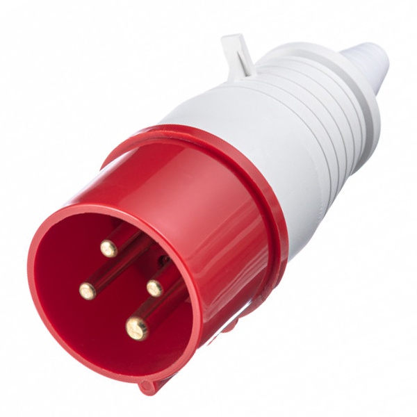 Вилка переносная DEKraft 014 3Р+РЕ 16А 380В IP44 ВП-102-4-16