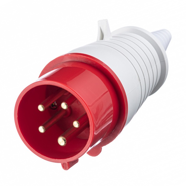 Вилка переносная DEKraft 015 3Р+РЕ+N 16А 380В IP44 ВП-102-5-16