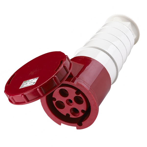 Розетка переносная DEKraft 234 3Р+РЕ 63А 380В IP67 РП-102-4-63