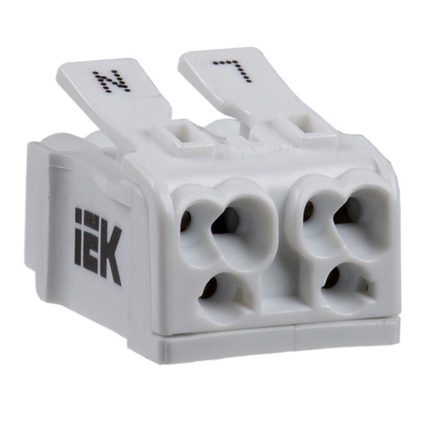 Клемма пружинная ИЭК соединительная КСП2-L+N х (0,5-2,5) [уп. 260шт]