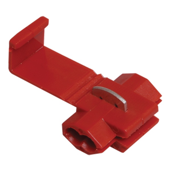 Зажим-ответвитель ИЭК ЗПО-1 (0,5-1,5) прокалывающий изоляцию красный [уп. 100шт]