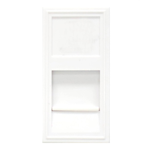 Розетка Donel DEC RJ45 UTP кат.5e 1 модуль 22.5х45мм белый