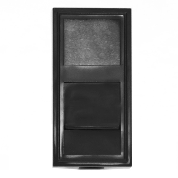 Розетка Donel DEC RJ45 UTP кат.5e 1 модуль 22.5х45мм черный