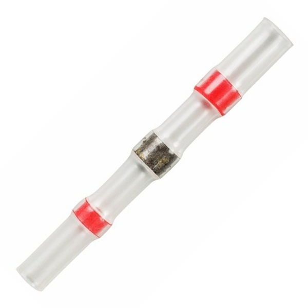 Соединитель термоусаживаемый Rexant под пайку L-40мм 0,5-1,5мм (ПК-т 1,5) красный