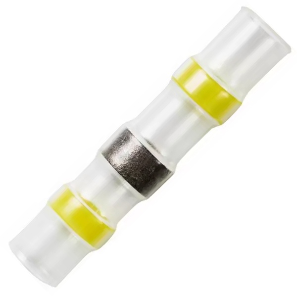 Соединитель термоусаживаемый Rexant под пайку L-40мм 4,0-6,0мм (ПК-т 6,0) желтый