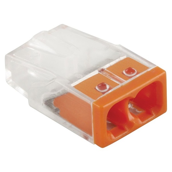 Клемма монтажная Stekker 2 х (0,5-2,5) LD2273-202 [уп. 200шт]