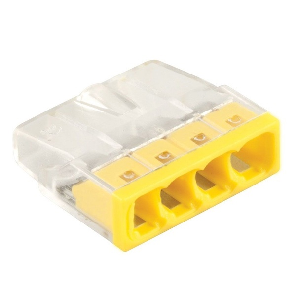 Клемма монтажная Stekker 4 х (0,5-2,5) LD2273-204 [уп. 100шт]