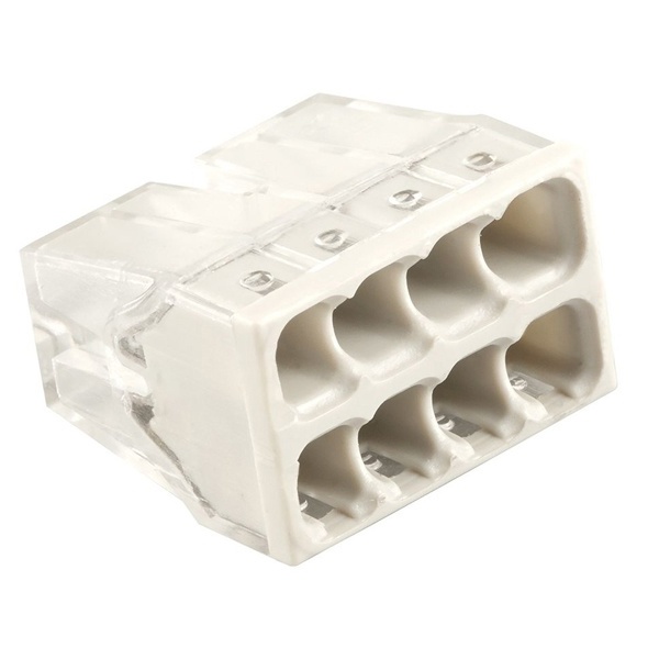 Клемма монтажная Stekker 8 х (0,5-2,5) LD2273-208 [уп. 100шт]