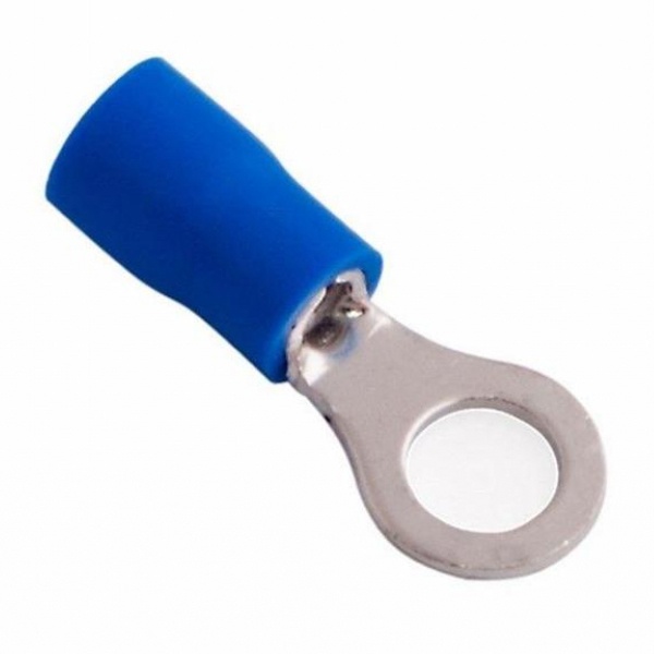 Наконечник кольцевой Rexant изолированный d4.3мм 1.5-2.5мм (НКи 2.5-4/НКи2-4) синий