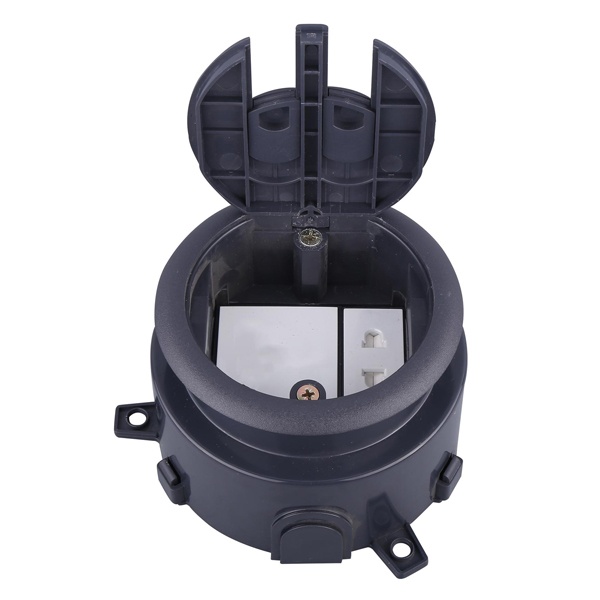 Лючок в пол Donel на 3 модуля 22.5х45мм пластик