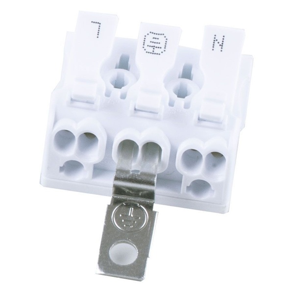 Клемма монтажная Stekker 3 х (0,5-2,5) с/з для фазных проводников LD294-5103