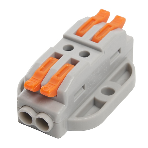 Клемма Stekker 2 х (0,08 - 2,5/4) монтажная для фазных проводников LD222-429 [уп. 40шт]