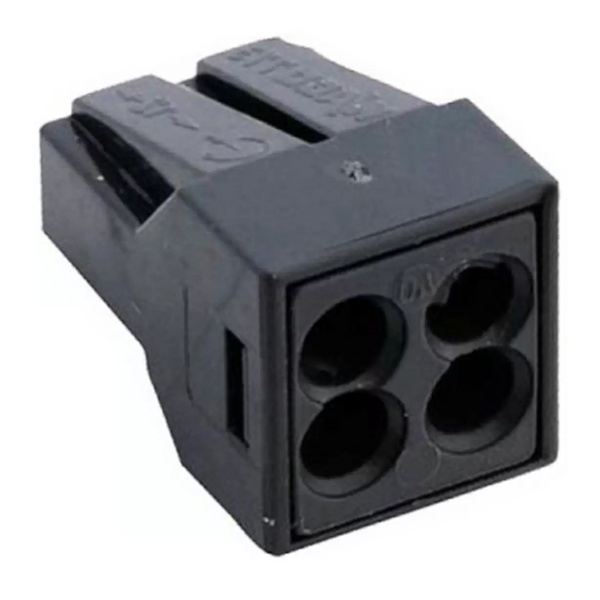 Клемма-экспресс Rexant 4 х 2,5 с пастой 773-304 серая [уп. 100шт]