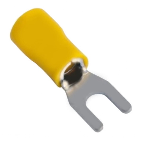 Наконечник вилочный Rexant изолированный d5.3мм 4-6мм (НВи 6.0-5/НВи 5,5-5) желтый