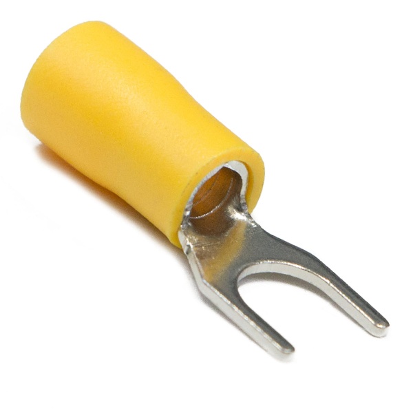 Наконечник вилочный Rexant изолированный d6.5мм 4-6мм (НВи 6.0-6 / НВи 5,5-6) желтый