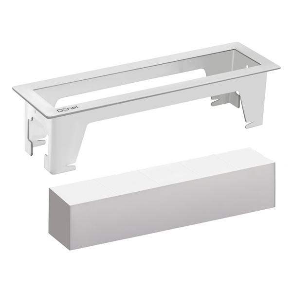 Встраиваемый розеточный блок Donel 8 модулей 22,5х45мм