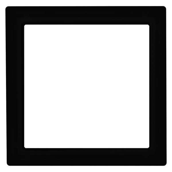 Вставки для рамок из стекла, дерева и алюминия DKC Avanti черная, 1 пост (2 мод.)