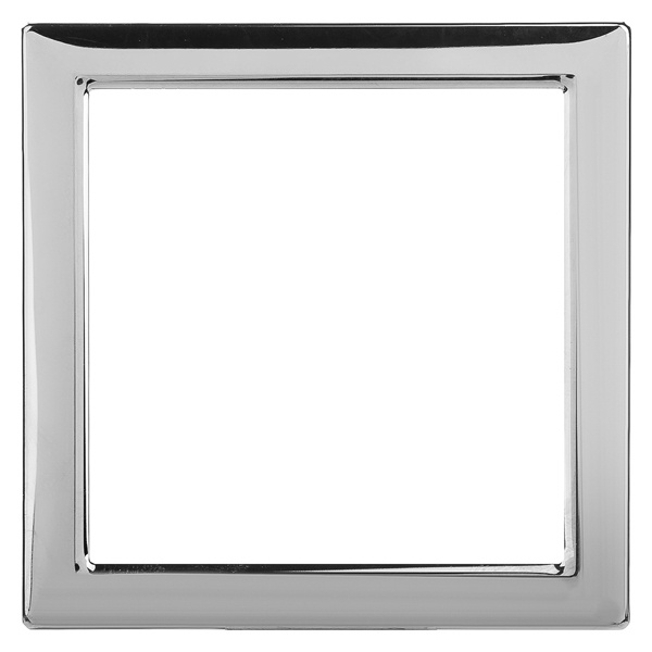 Вставки для рамок из стали DKC Avanti хром, 1 пост (2 мод.)