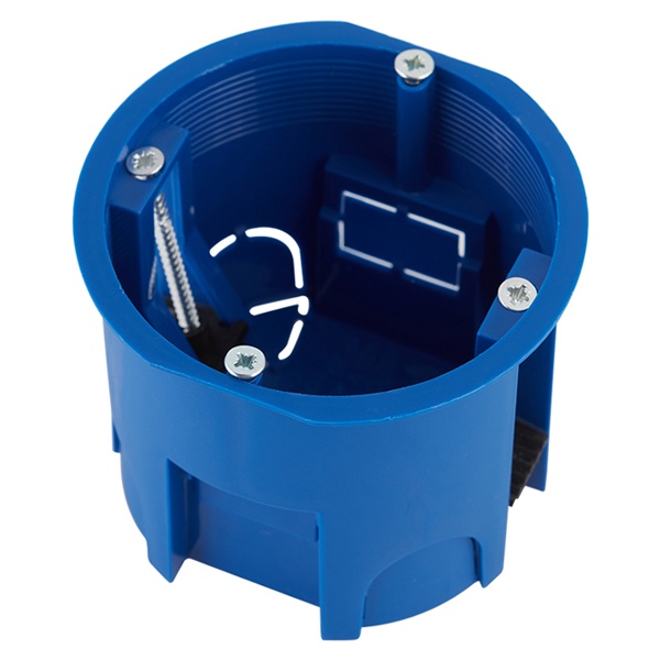 Коробка установочная Промрукав d 68 глубина 60 мм углубленная для гипсокартона [уп. 175шт]