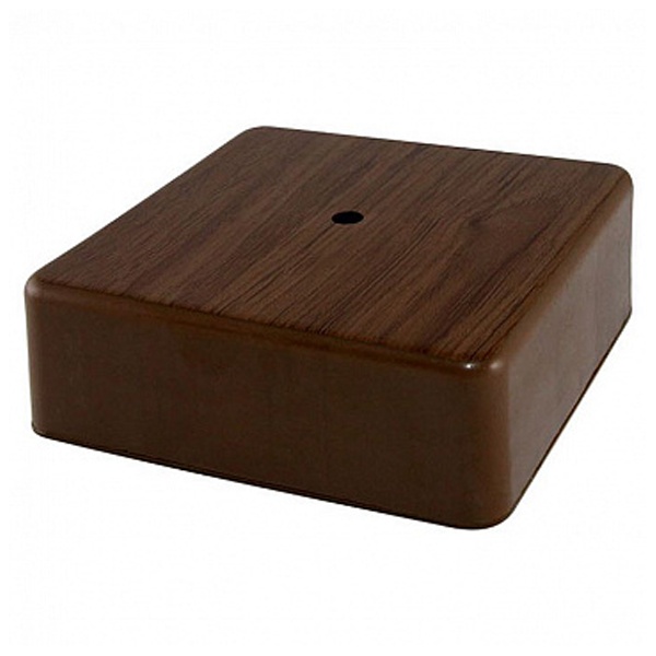 Коробка распаячная TDM КР 75х75х28 мм открытой проводки бук [уп. 80шт]