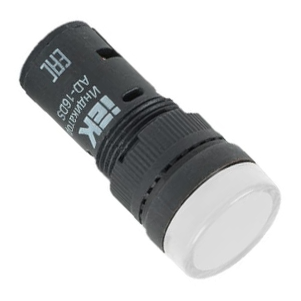 Лампа ИЭК AD16DS(LED)матрица d16мм белый 24В AC/DC