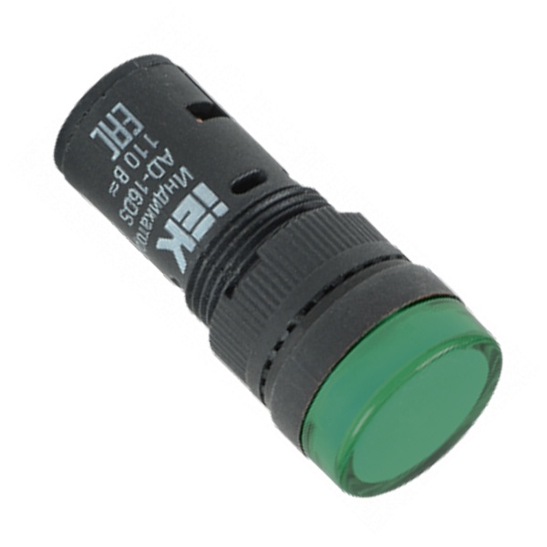 Лампа ИЭК AD16DS(LED)матрица d16мм зеленый 24В AC/DC