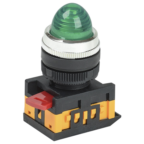 Лампа Generica AL-22 сигнальная d22мм зеленый неон/240В цилиндр