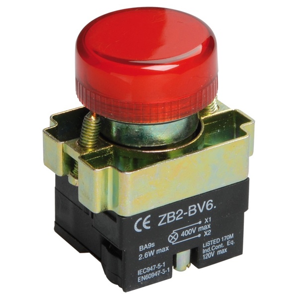 Индикатор ИЭК LAY5-BU64 красного цвета d22мм