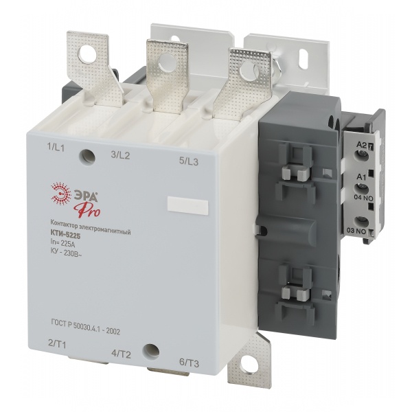 Контактор ЭРА КТИ-5225 PRO KKT50-225-230-10-E 225А 230В/АС3