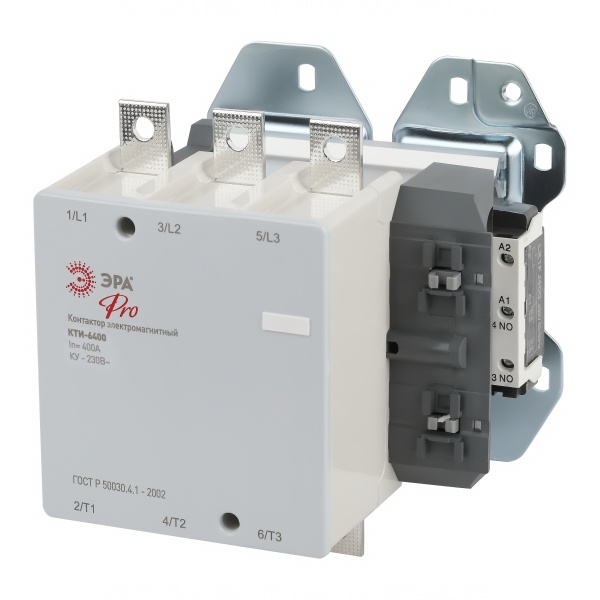 Контактор ЭРА КТИ-6400 PRO KKT60-400-230-10-E 400А 230В/АС3